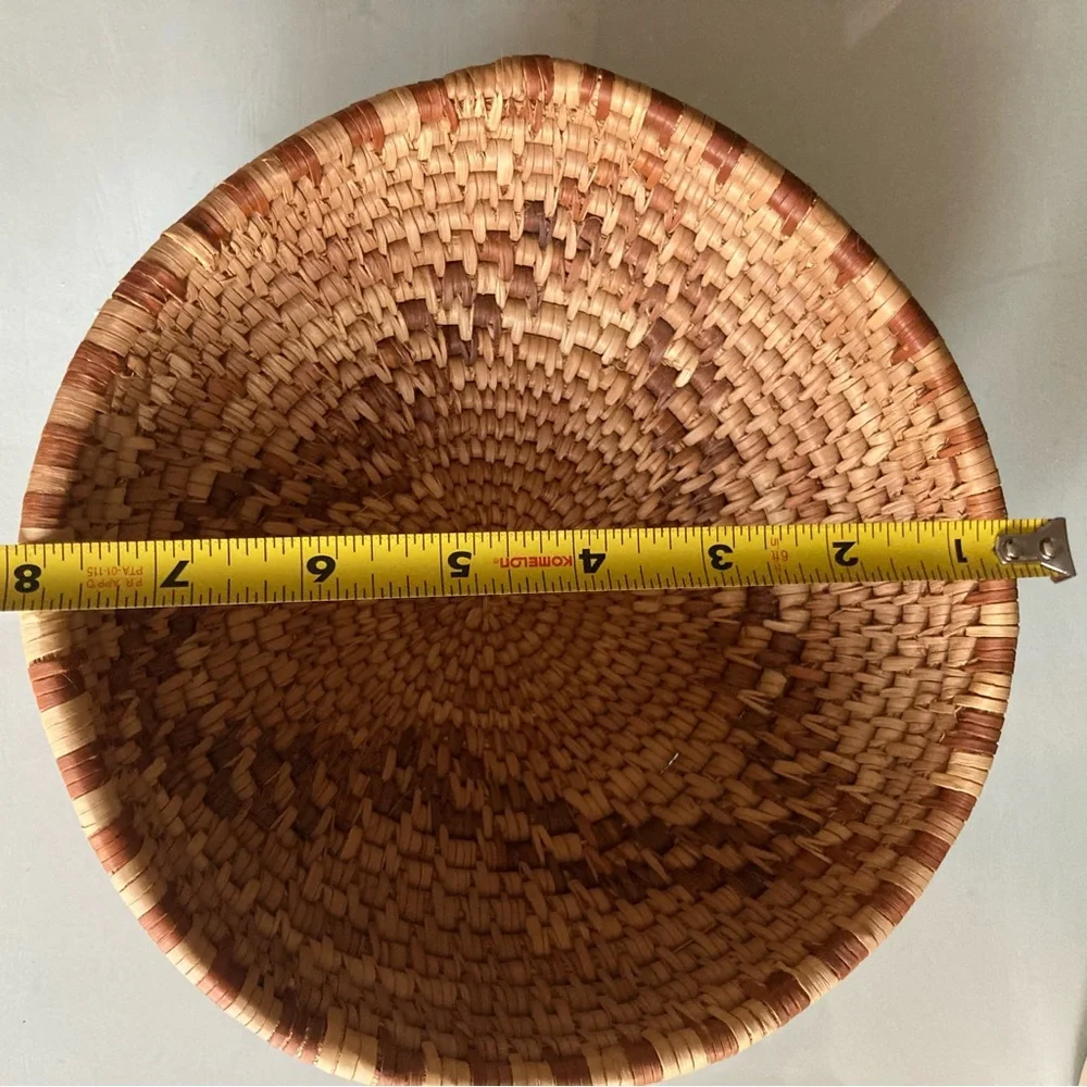Handcrafted Brown Woven Basket